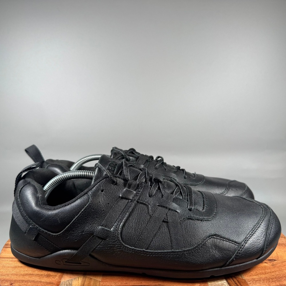 Xero Shoes Prio All-Day Mens 12 Black Leather Barefoot Minimalist F210525W
